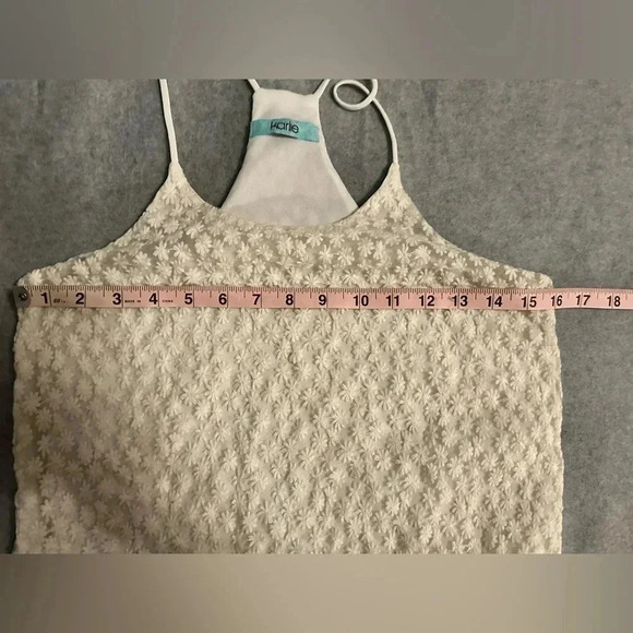 Karlie ivory Lana spaghetti strap top size S - Picture 6 of 9